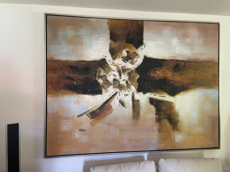 Large abstract painting Carousel 1