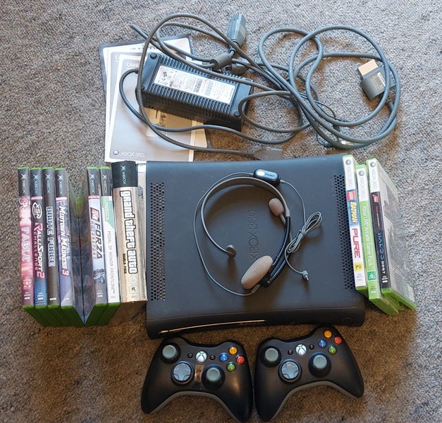 XBox 360 system with games Carousel 1