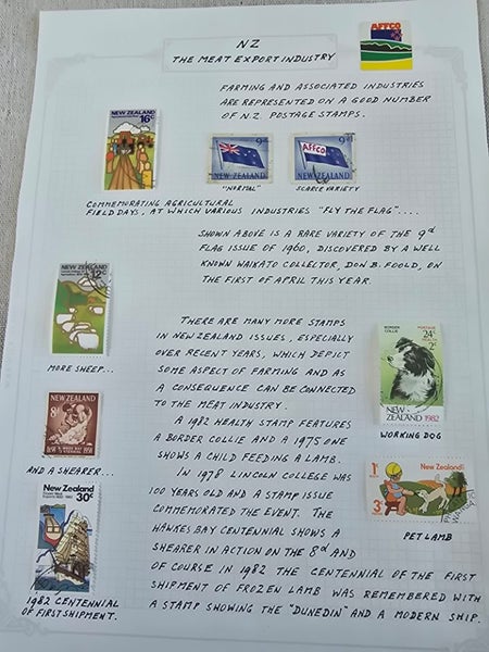 NZ Meat Export Industry with Affco Stamps Carousel 1