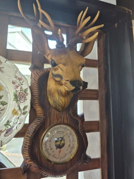 Stag head barometer Carousel 1