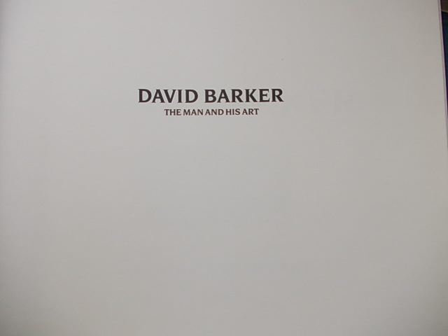 DAVID BARKER- THE MAN & HIS ART. Limited Edition Carousel 2