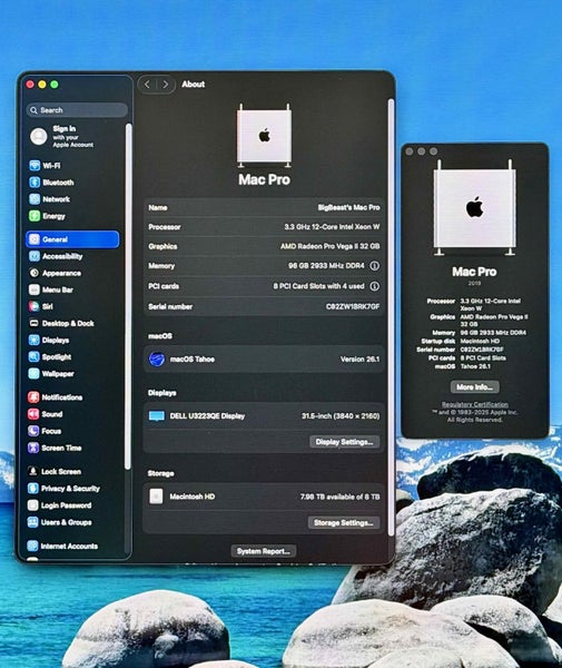 MAC PRO XEON 2019 - 12 CORE - MASSIVE 8TB SSD - 96GB RAM -1 PRIVATE OWNER Carousel 15