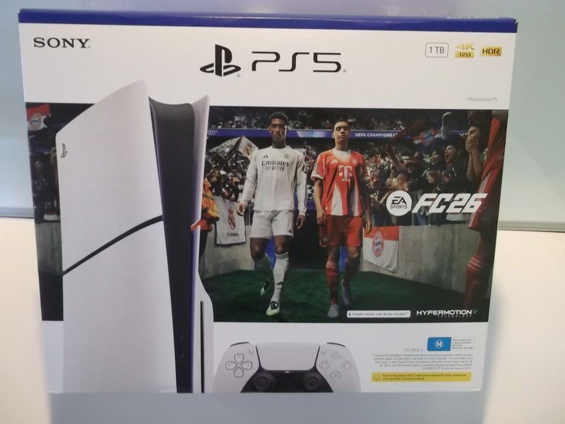 Sony PS5 Slim Console 1TB Disc Edition - FC26 Bundle - BRAND NEW BOXED Carousel 1