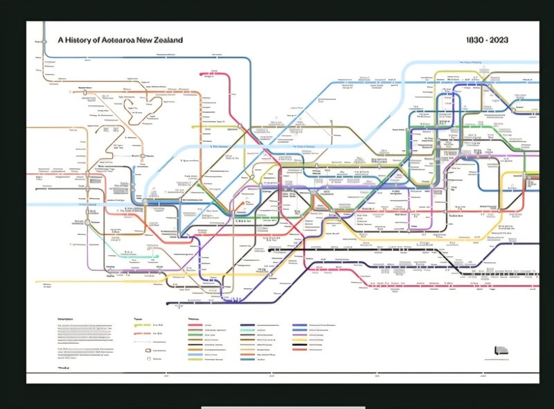 A history of Aotearoa map Carousel 1