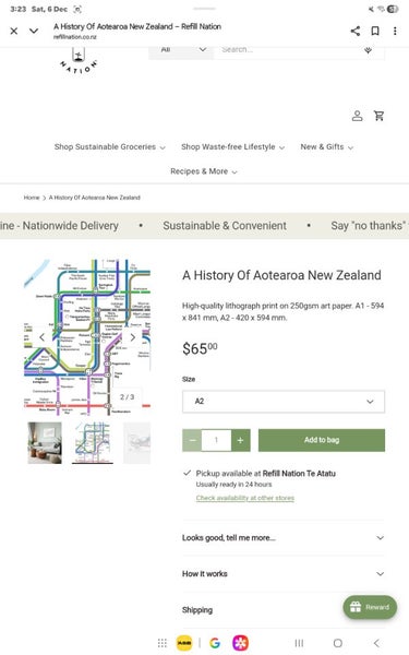 A history of Aotearoa map Carousel 2