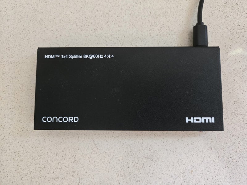 Concord 1x 4 Splitter 8k@ 60Hz 4:4:4 Carousel 1