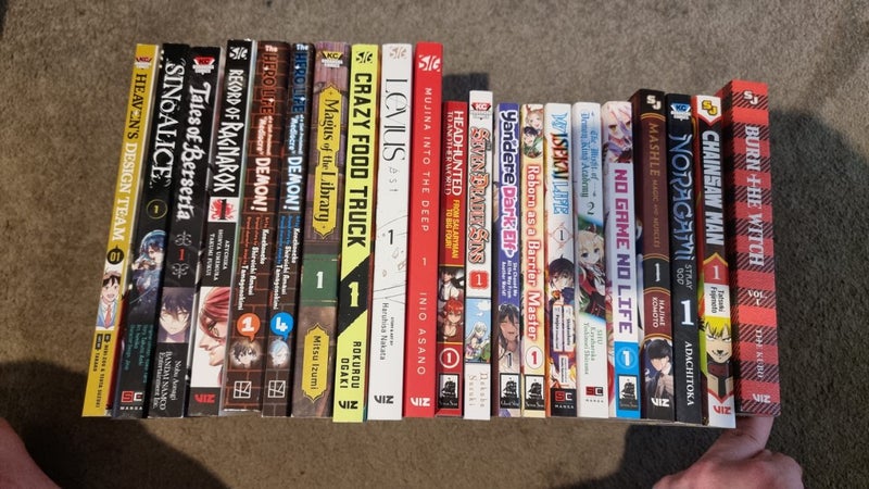 Action & Fantasy Mega-Pack (21 Manga Books) Carousel 1