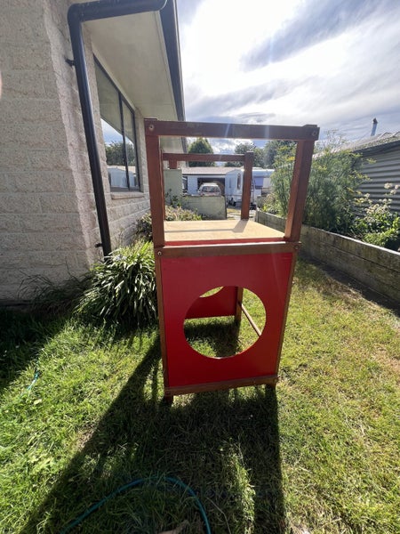 Indoor wooden toddler slide tower Carousel 2