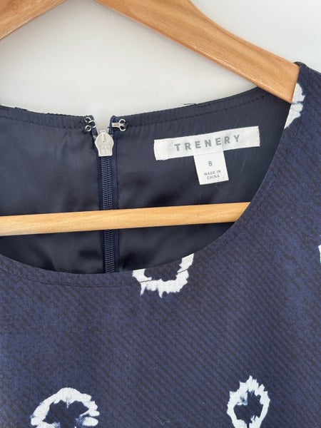 Trenery Navy Sleeveless Shift Dress s.8 Carousel 3