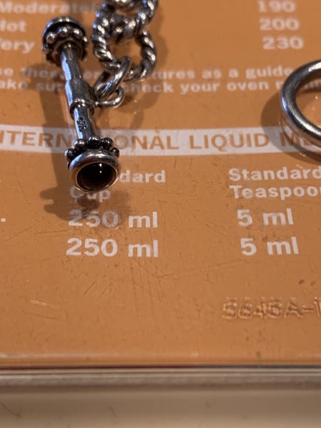 New Sterling Silver with Garnet bracelet- 26 Grams Carousel 3