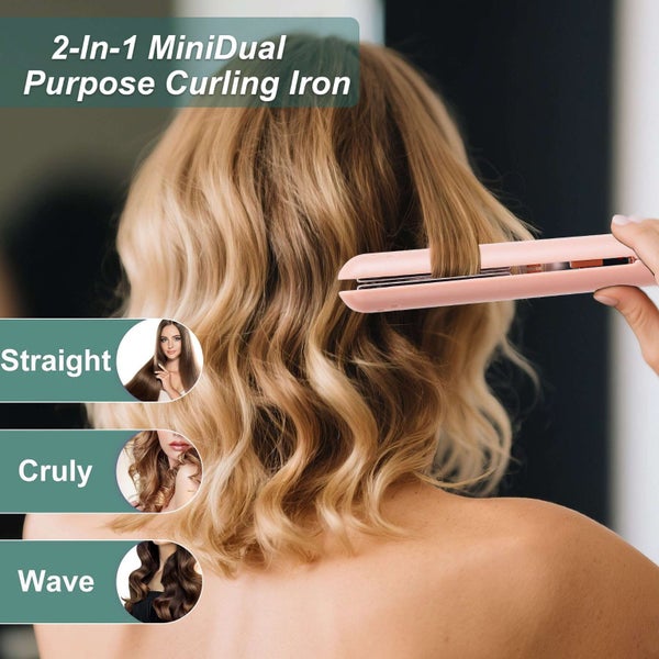Hair Straightener, Flat Iron Curling Styling, 1 inch Hair Straightening for Carousel 2