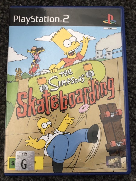 PS2 / PlayStation 2 - The Simpsons Skateboarding Carousel 1