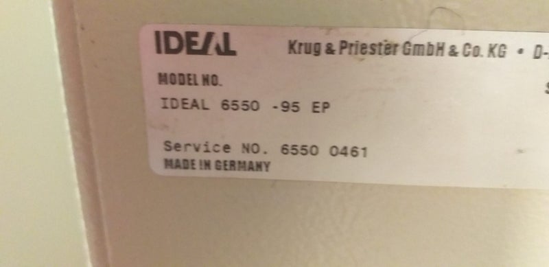 Paper Programmable GUILLOTINE - Ideal 6550-95 - Made in Germany Carousel 3