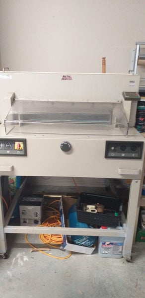 Paper Programmable GUILLOTINE - Ideal 6550-95 - Made in Germany Carousel 2