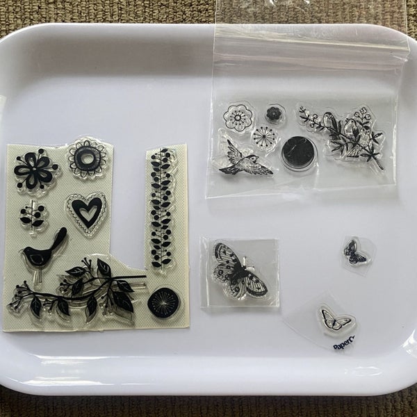 Rubber stamps lot 5 Carousel 2