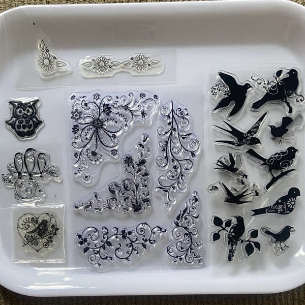 Rubber stamps lot 5 Carousel 1