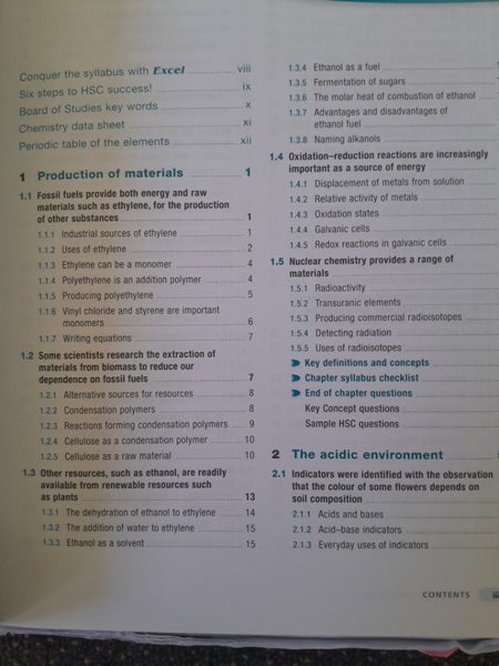 Excel chemistry Carousel 2