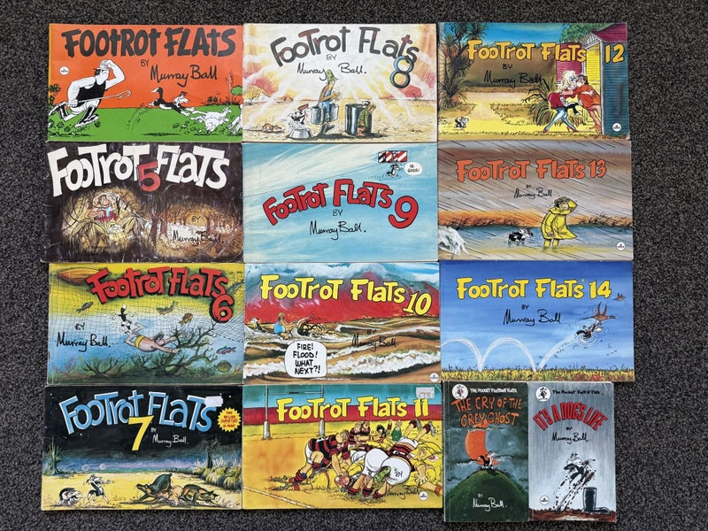 Footrot Flats Volume 1 & 5-14 + The Cry of The Grey Ghost + It's a Dog's Life Carousel 1