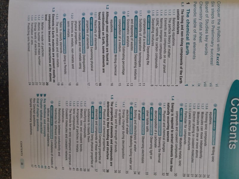 Excel chemistry Carousel 2