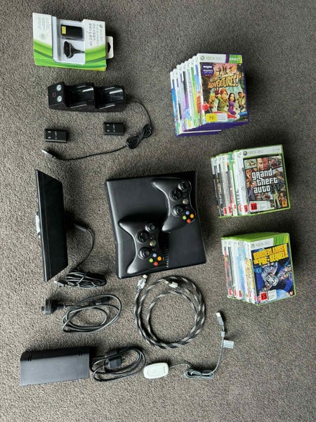Xbox 360 S Bundle – 250GB + Kinect + 2 Controllers + 22 Games Carousel 1