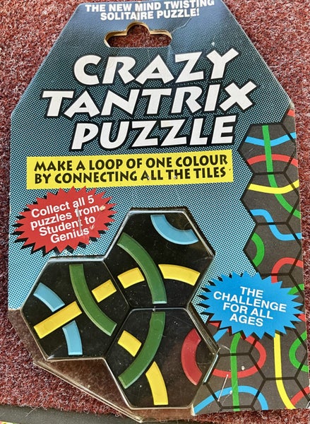 TANTRIX Puzzle (UNUSED in Package) + TWO UP Aussie Game with 22ct Plate COINS! Carousel 5