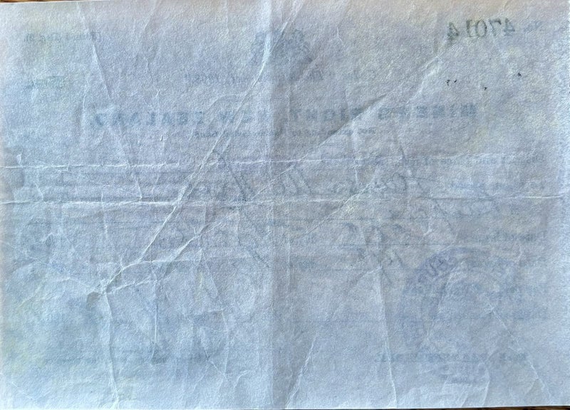 Historical Miners Right - Waipori, Lawrence Otago - 1904 Gold Mining64651597546881111