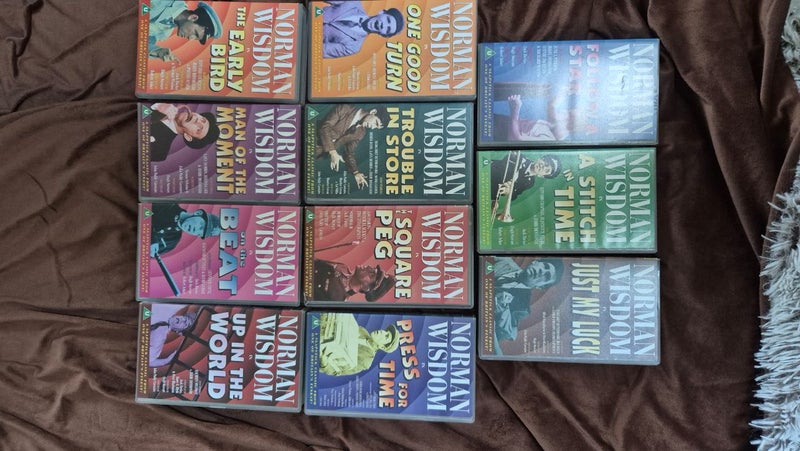 VHS - NORMAN WISDOM - SLAPSTICK CLASSICS FROM ONE OF BRITAIN'S FINEST Carousel 1