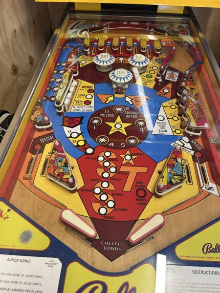 Pinball - Bally super sonic (not working) Carousel 2