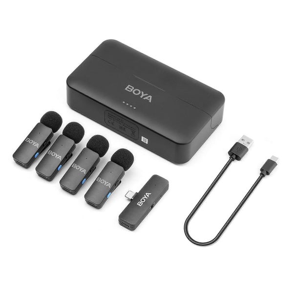 Boya wireless microphone set - for phones, tablets and cameras Carousel 1