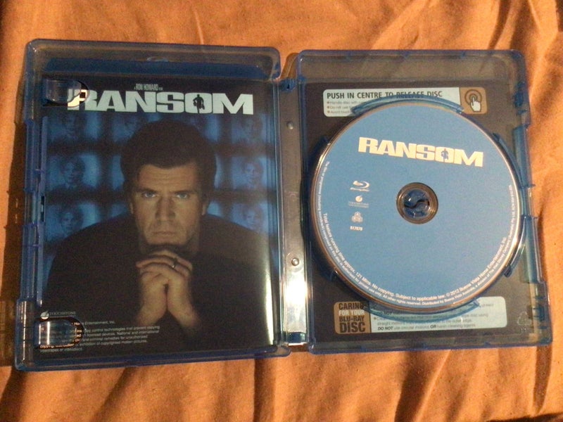 RANSOM MEL GIBSON BUL-RAY - RARE HARD TO FIND In blu-ray Carousel 2