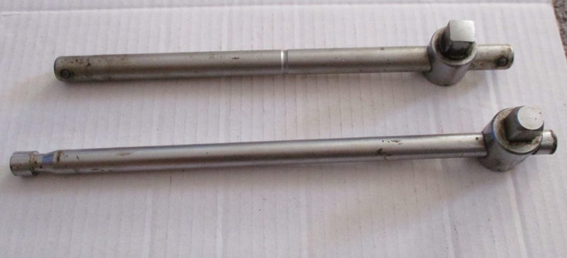 Sidchrome and Japan 1/2inch Drive T Bar adjustable Extension. 280mm &250mm Carousel 1