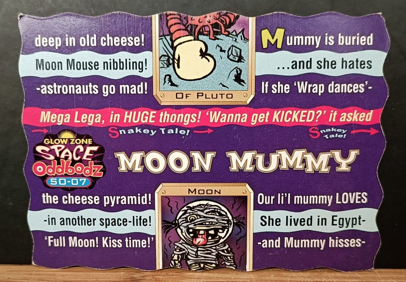 Orange/Red Space Glow Oddbodz #7 Moon Mummy - Ex - FC !! FREE COURIER !! Carousel 2