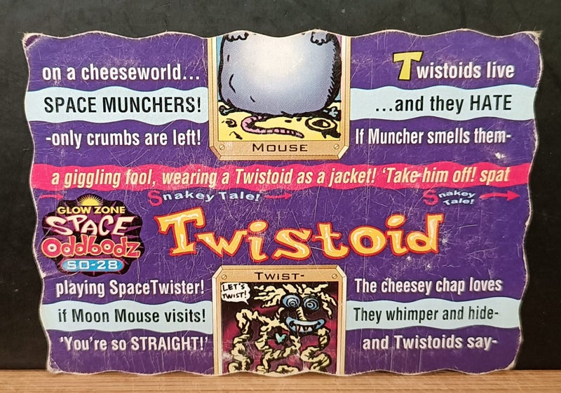 Orange/Red HOT Space Glow Oddbodz #28 Twistoid (SO-28) - Ex - FC FREE COURIER Carousel 2