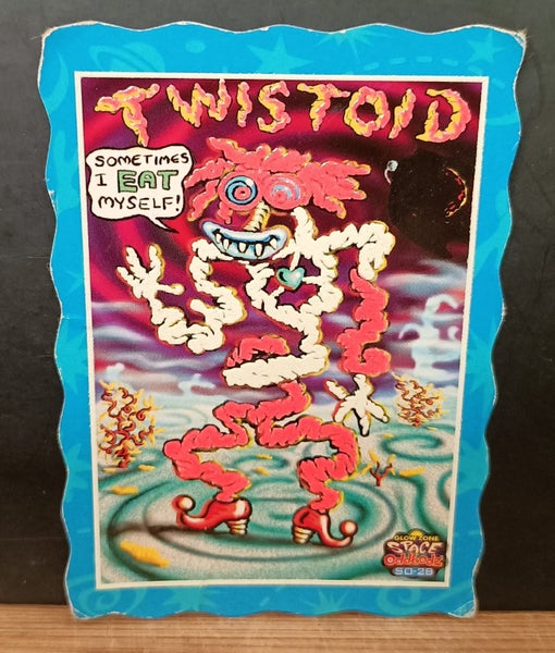 Orange/Red HOT Space Glow Oddbodz #28 Twistoid (SO-28) - Ex - FC FREE COURIER Carousel 1