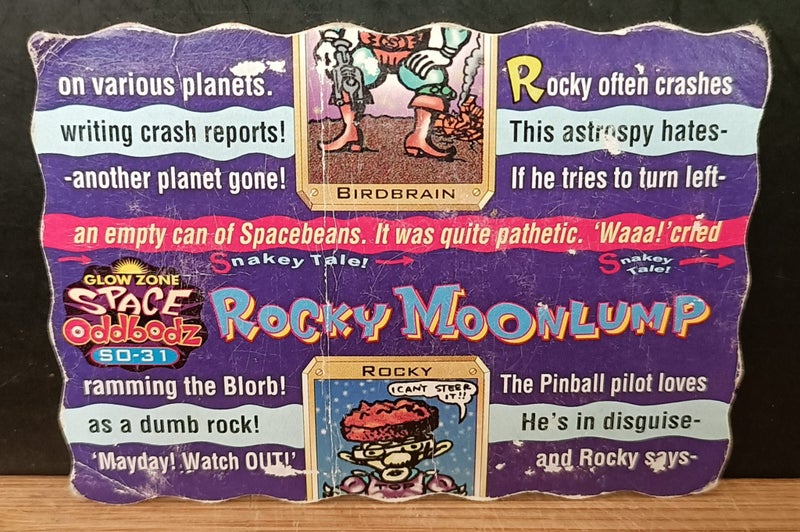 Orange/Red Space Glow Oddbodz #31 Rocky Moonlump (SO-31) - Ex - FC FREE COURIER Carousel 2