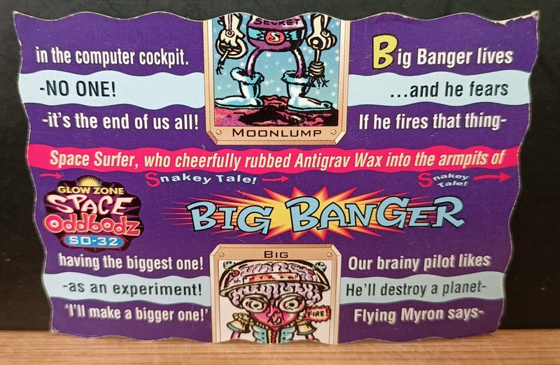 Orange/Red Space Glow Oddbodz #32 Big Banger (SO-32) - Ex - FC - !FREE COURIER! Carousel 2