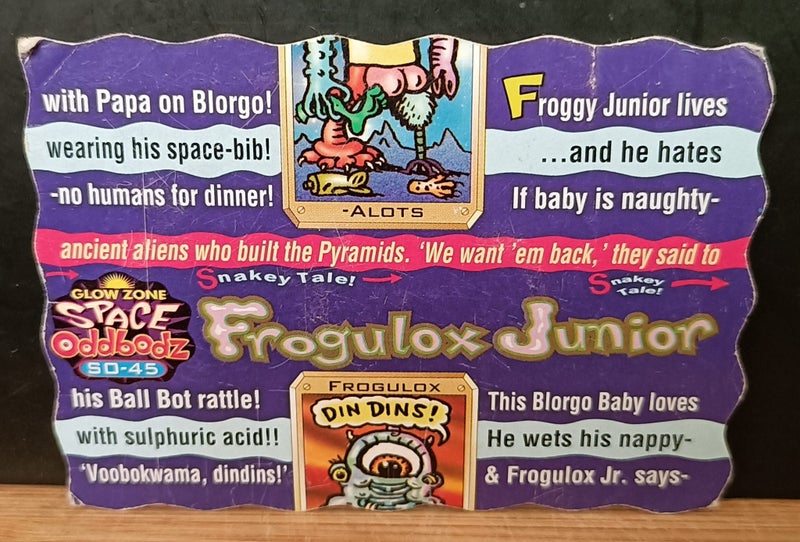 Orange/Red Space Glow Oddbodz #45 Frogulox Jr (SO-45) - Ex - FC - FREE COURIER! Carousel 2