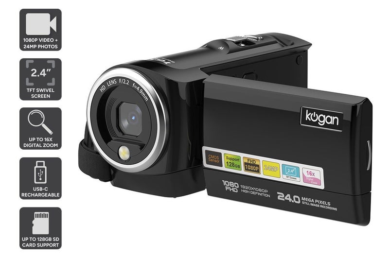 Kogan Full HD Digital Camcorder Carousel 1