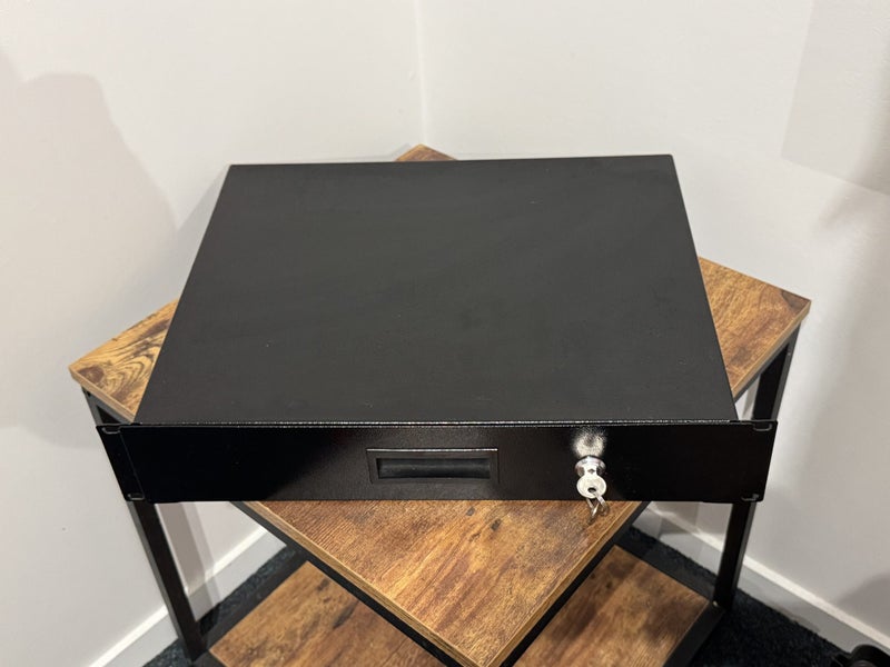 2U Rack Drawer with Key Carousel 1