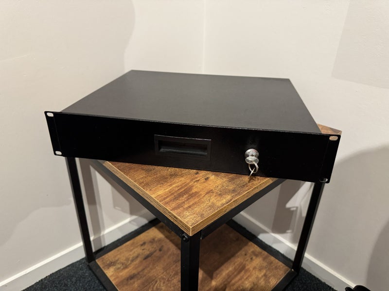 2U Rack Drawer with Key Carousel 2