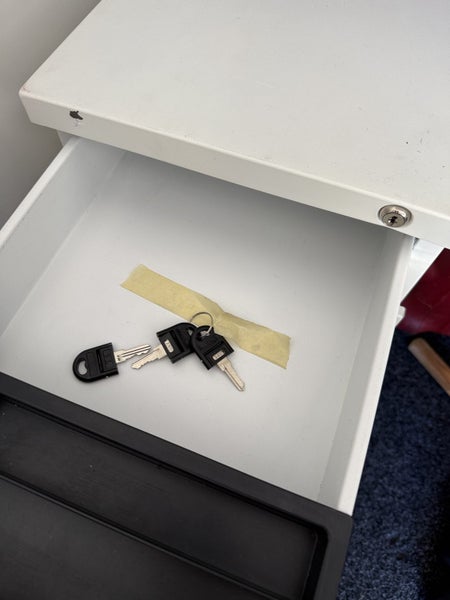 Office drawers x2 for under desk auction for 2 Carousel 2