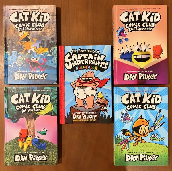 Dog Man Collection (13 books), Cat Kid (4 books) & Captain Underpaints (1 book)64653090296705111