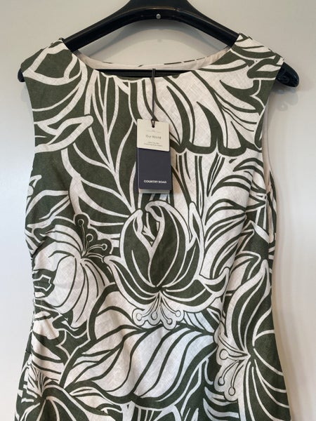 COUNTRY ROAD Organic Linen MAXI DRESS WITH TAG $279 UNWANTED GIFT Carousel 2