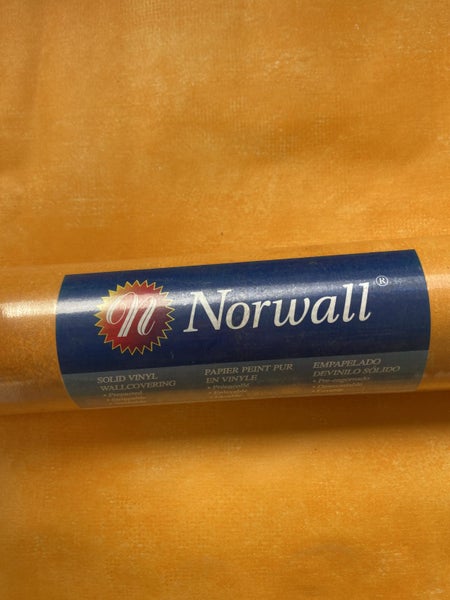 Original mid century 80s wallpaper x 6 rolls- Auction 15 Carousel 2