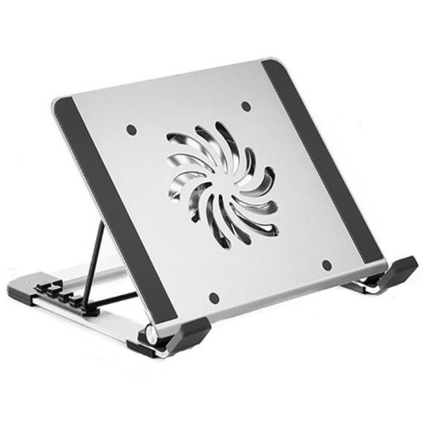 Foldable Laptop Stand With Fan - Aluminum Carousel 1