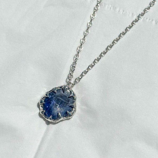 Sodalite & Sterling Silver Pendant (handmade) – **NO RESERVE** Carousel 2