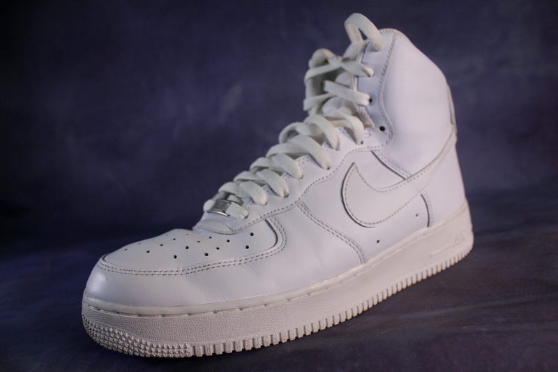 NIKE SHOES AIR FORCE ONE HI LEATHER SHOE AS NEW AFTERPAY "CRAZY SALE" SIZE 11$89 Carousel 2