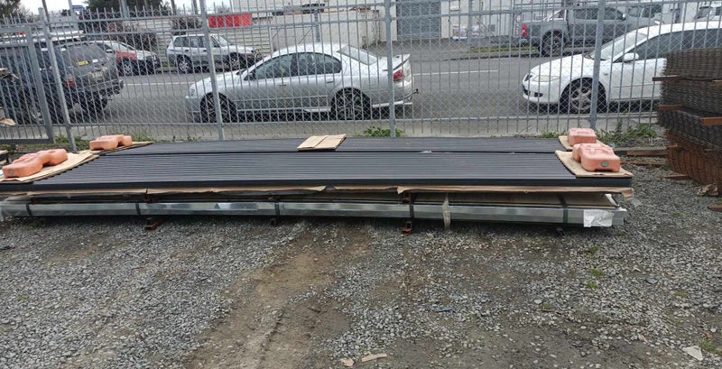 New Black (Ebony) 5.8m Corrugated Iron Roofing Carousel 1