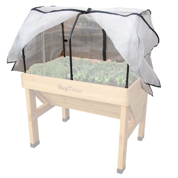 Garden Frame & 3 Covers - PE + Micromesh + Shade Combo 99x71x60cmH Carousel 2