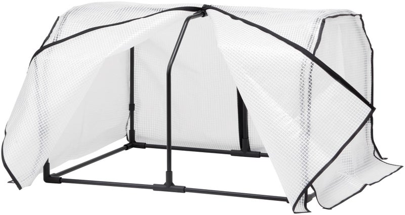 Garden Frame & 3 Covers - PE + Micromesh + Shade Combo 99x71x60cmH Carousel 1